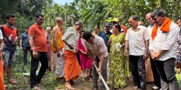 ಬೆಳ್ತಂಗಡಿ ಕೊಯ್ಯೂರು: ಹರ್ಪಳ ಹಾಗೂ ಅಡ್ಯಾಲು ನಲ್ಲಿ ಕಾಲುಸಂಕಗಳ ನಿರ್ಮಾಣಕ್ಕೆ ಶಾಸಕ ಹರೀಶ್ ಪೂಂಜರಿಂದ ಶಿಲಾನ್ಯಾಸ