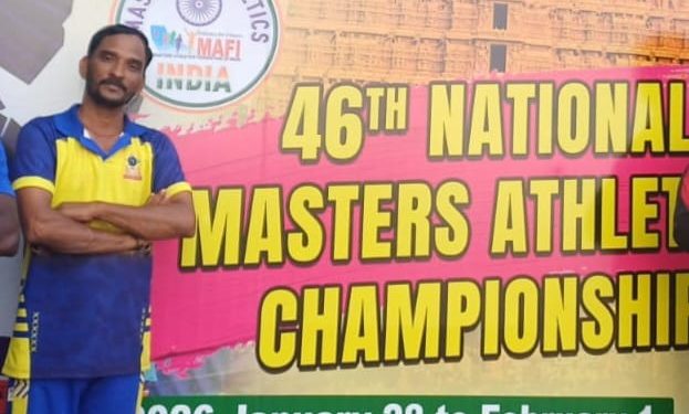 ರಾಷ್ಟ್ರಮಟ್ಟದ ಮಾಸ್ಟರ್ಸ್ ಅಥ್ಲೆಟಿಕ್ಸ್ ನಲ್ಲಿ ಭಾಗವಹಿಸಿದ ಕುಂತೂರಿನ ಕೋಡ್ಲದ, ಫೋಟೋಗ್ರಾಫರ್ ರವಿ ಪೂಜಾರಿ