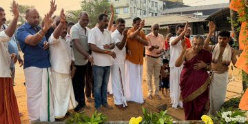 ಉಪ್ಪಿನಂಗಡಿ ಶ್ರೀ ಸಹಸ್ರಲಿಂಗೇಶ್ವರ ಮಹಾಕಾಳಿ ದೇವಸ್ಥಾನದ ಎದುರು ಭಾಗದಲ್ಲಿ ಪ್ರಥಮ ಬಾರಿಗೆ ನಡೆಯಲಿರುವ ನಾಗಮಂಡಲಕ್ಕೆ ಚಪ್ಪರಮಹೂರ್ತ-ಕಾರ್ಯಾಲಯದ ಉದ್ಘಾಟನೆ