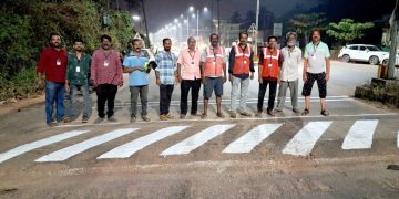 ವರ್ಣಕುಂಚ ಕಮರ್ಷಿಯಲ್ ಆರ್ಟಿಸ್ಟ್ ಅಸೋಸಿಯೇಶನ್ (ರಿ.)ಪುತ್ತೂರು- ನಗರದ ಪ್ರಮುಖ ರಸ್ತೆಗಳ ಹಂಪುಗಳಿಗೆ ಬಿಳಿ ಬಣ್ಣ