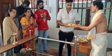 ಶಾಸಕರಾದ ಅಶೋಕ್ ಕುಮಾರ್ ಅವರಿಗೆ ಮಂತ್ರಿ ಸ್ಥಾನ  ಲಭಿಸಲೆಂದು ಕಾಂಗ್ರೆಸ್ ಹಾರಾಡಿ ವಲಯದಿಂದ ವಿಶೇಷ ಪೂಜೆ