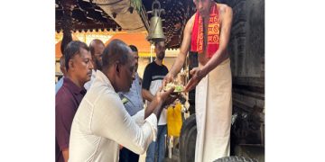 ಮಹಾಲಿಂಗೇಶ್ವರ ದೇವಸ್ಥಾನದಲ್ಲಿ ಶಾಸಕ ಅಶೋಕ್ ಕುಮಾರ್ ರೈ ಅವರು ಮುಂದಿನ ನೂತನ ಸಚಿವ ಸಂಪುಟದಲ್ಲಿ ಸಚಿವರಾಗಲೆಂದು ವಿಶೇಷ ಪ್ರಾರ್ಥನೆ