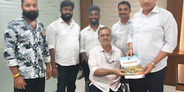 ಕನ್ಯಾಡಿ ಸೇವಾಭಾರತಿಯಿಂದ ದ.ಕ ಜಿಲ್ಲೆಯ ಲೋಕಸಭಾ ಸದಸ್ಯ ಕ್ಯಾಪ್ಟನ್ ಬ್ರಿಜೇಶ್ ಚೌಟ ಭೇಟಿ