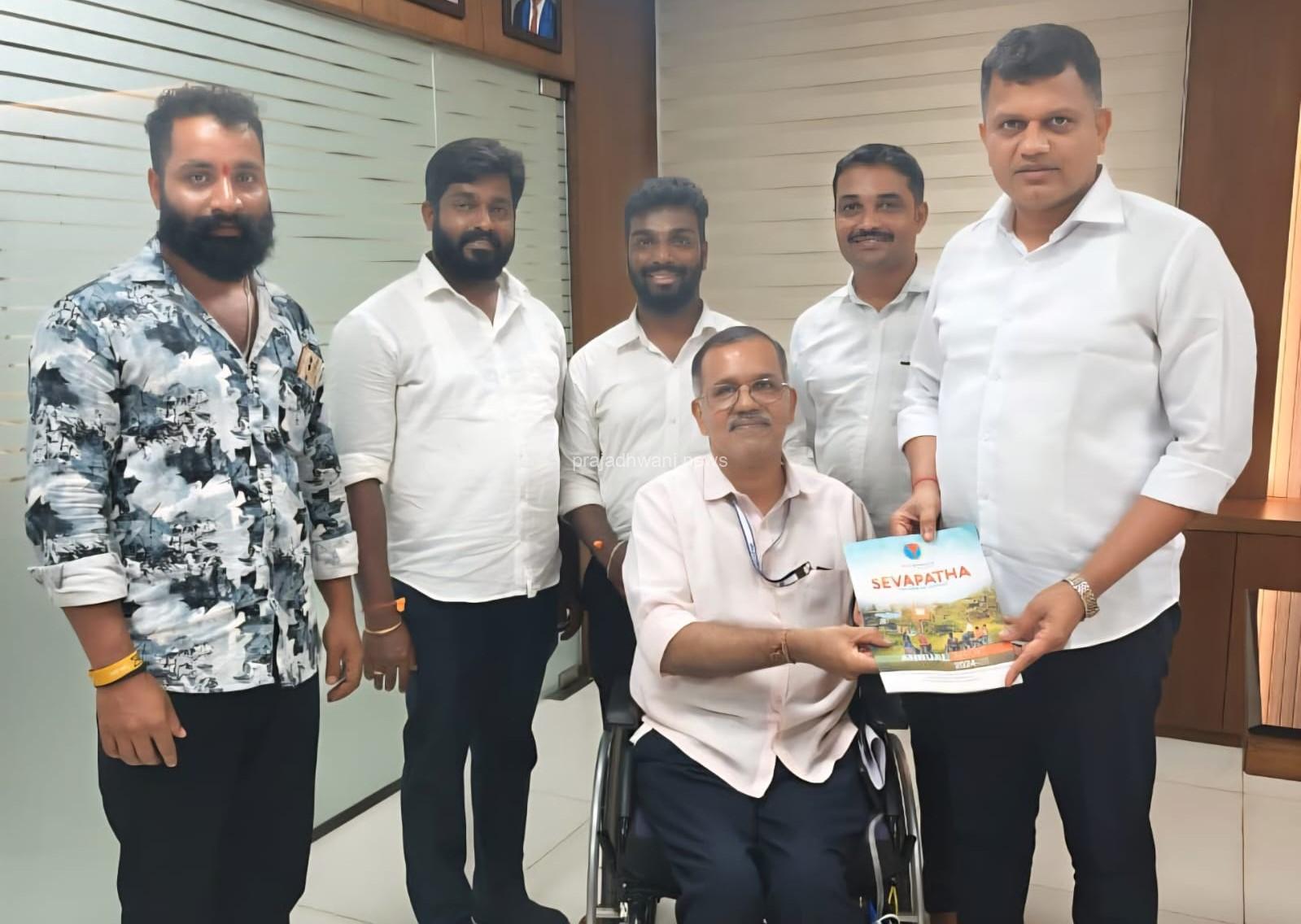 ಕನ್ಯಾಡಿ ಸೇವಾಭಾರತಿಯಿಂದ ದ.ಕ ಜಿಲ್ಲೆಯ ಲೋಕಸಭಾ ಸದಸ್ಯ ಕ್ಯಾಪ್ಟನ್ ಬ್ರಿಜೇಶ್ ಚೌಟ ಭೇಟಿ