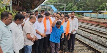 ಕಬಕ–ಪುತ್ತೂರು ರೈಲು ನಿಲ್ದಾಣ ಅಭಿವೃದ್ಧಿಗೆ ಚಾಲನೆ 4.4 ಕೋಟಿ ವೆಚ್ಚದಲ್ಲಿ ಕಾಮಗಾರಿ : ಸಂಸದ ಬ್ರಿಜೇಶ್ ಚೌಟ