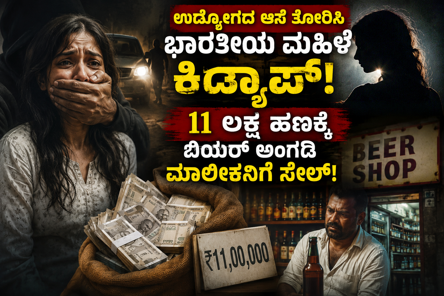 ವಿದೇಶದಲ್ಲಿ ಉತ್ತಮ ಸಂಬಳದ ಉದ್ಯೋಗ ಕೊಡಿಸುವುದಾಗಿ ನಂಬಿಸಿ ವಂಚನೆ – ಅಂಗಡಿ ಮಾಲೀಕನಿಗೆ ಮಾರಾಟ ಮಾಡಿದ ಏಜೇಂಟ್
