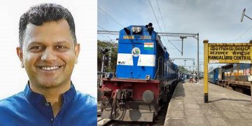 ಕೇರಳದ ದಕ್ಷಿಣ ರೈಲ್ವೆಯ ಪಾಲ್ಘಾಟ್ ವಿಭಾಗದಿಂದ ನೈರುತ್ಯ ರೈಲ್ವೆಯ ಮೈಸೂರು ವಿಭಾಗಕ್ಕೆ ಮಂಗಳೂರು ವ್ಯಾಪ್ತಿಯ ರೈಲು ನಿಲ್ದಾಣಗಳು ಸೇರ್ಪಡೆ – ಸಂಸದ ಕ್ಯಾ. ಬ್ರಿಜೇಶ್ ಚೌಟ