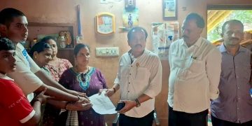 ಪೆರ್ನೆಯಲ್ಲಿ ವಿದ್ಯುತ್ ಆಘಾತದಿಂದ ಕಾರ್ಮಿಕ ಮೃತ್ಯು – ಕುಟುಂಬಕ್ಕೆ 3 ಲಕ್ಷ ಪರಿಹಾರ ಮಂಜೂರು; ಶಾಸಕ ಅಶೋಕ್ ರೈ