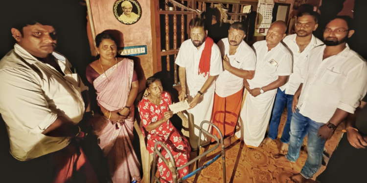 ಪರಿವಾರ ಸೇವಾ ಟ್ರಸ್ಟ್ ವತಿಯಿಂದ ಪಾಣಾಜೆ ನಿವಾಸಿ ಹೇಮಾವತಿಯವರ ವೈದ್ಯಕೀಯ ಚಿಕಿತ್ಸೆಗಾಗಿ ಸಹಾಯಧನ