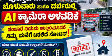ಪುತ್ತೂರು ನಗರದ ಬೊಳುವಾರು ಹಾಗೂ ದರ್ಬೆಯಲ್ಲಿ Ai ಕ್ಯಾಮೆರಾ ಅಳವಡಿಕೆ- ಸಂಚಾರ ನಿಯಮ ಉಲ್ಲಂಘಿಸಿದರೆ ನಿಮ್ಮ ಮನೆಗೆ ಬರಲಿದೆ ನೋಟಿಸ್