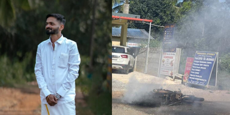 ಬಸ್, ಬೈಕ್ ಡಿಕ್ಕಿ 5 ದಿನದ ಹಿಂದಷ್ಟೇ ಮದುವೆಯಾಗಿದ್ದ ನವವಿವಾಹಿತ ಸಾವು